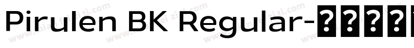 PiruIen BK Regular字体转换